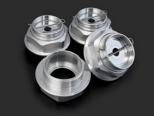 MG Hex Nut Kit V2 – CNC Machine Finish (Fits BBS RS, RSII, RC)