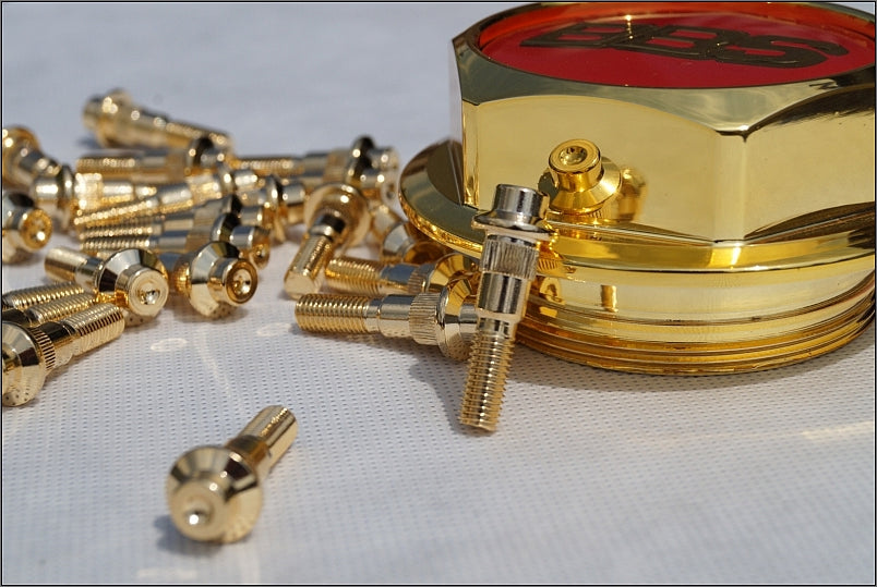 MG Hex Nut Luxury – Gold Plated (Fits BBS RS, RSII, RC)