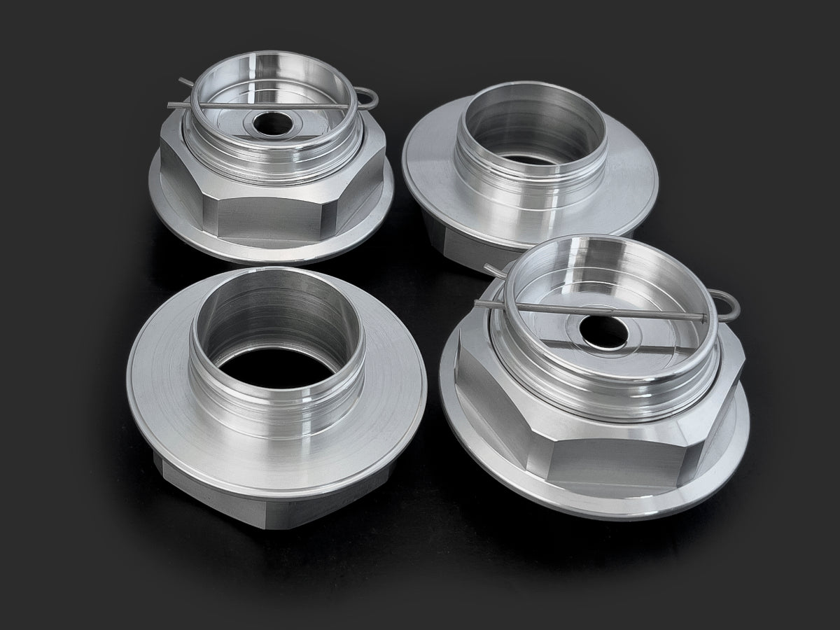 MG Hex Nut Kit V2 – CNC Machine Finish (Fits BBS RS, RSII, RC)