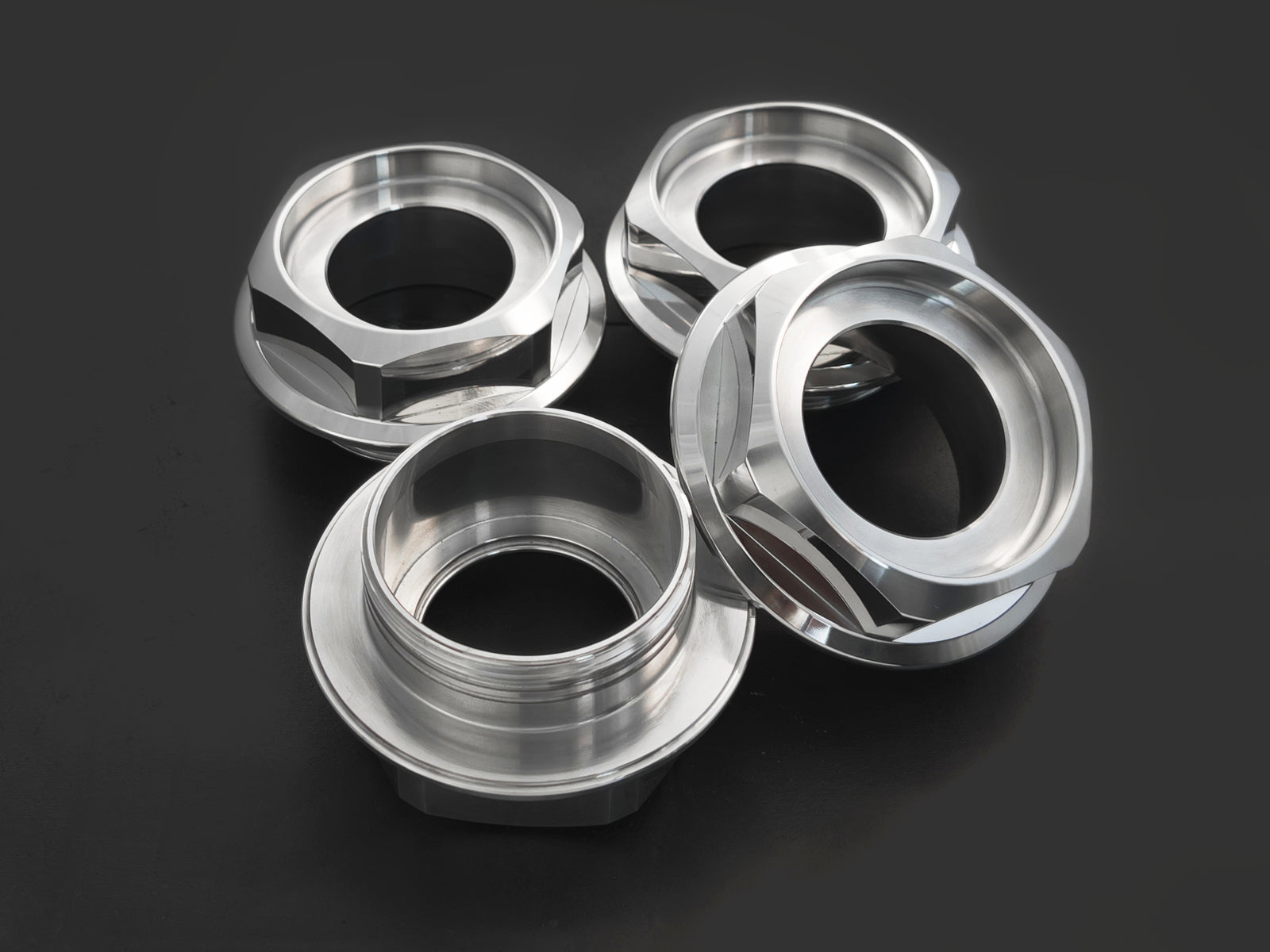 MG Hexagonal Nut Mirror Polished – BBS RC 041 / BMW Style 29 (PA6)
