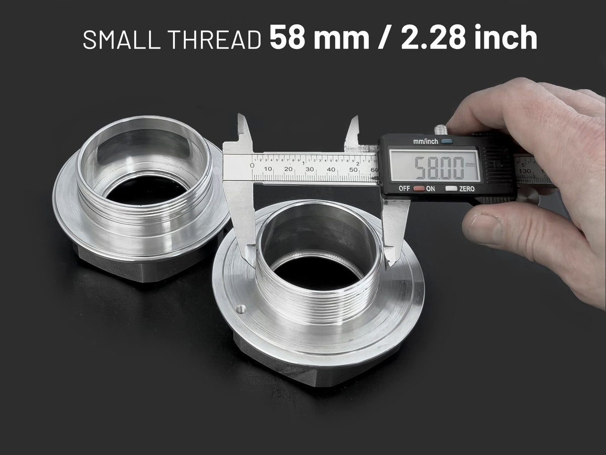 MG Hexagonal Nut Mirror Polished – BBS RC 041 / BMW Style 29 (PA6)