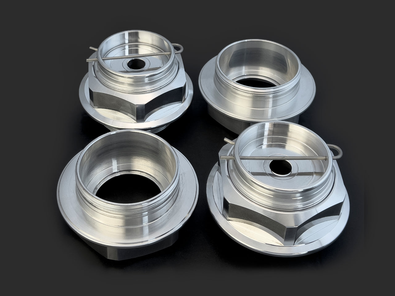 MG Hex Nut Kit V2– Mirror Polished (Fits BBS RS, RSII, RC)