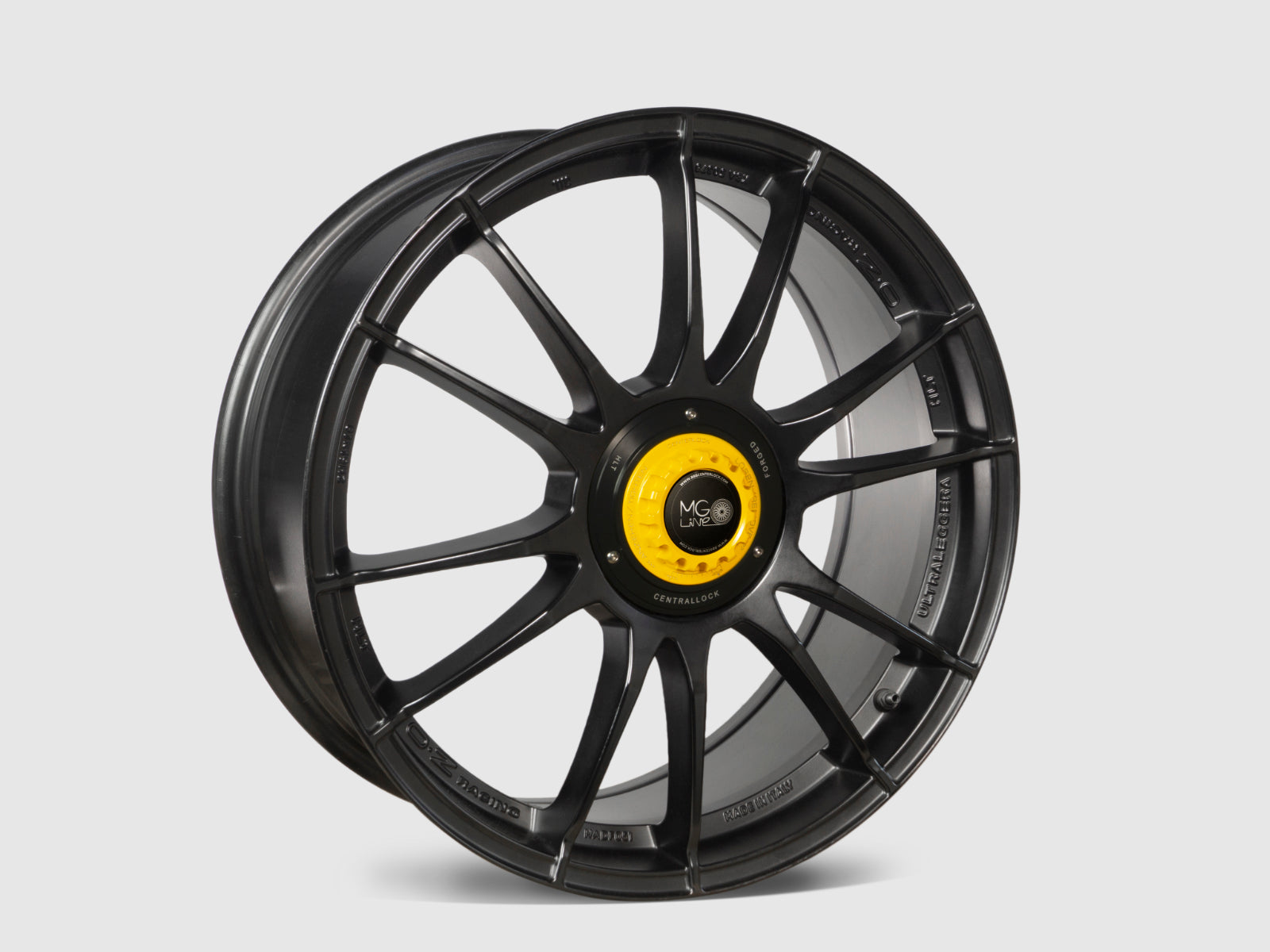 MG Centerlock Kit V1 YELLOW RACING for OZ Ultraleggera